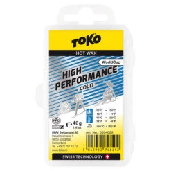 Toko WC High Performance FF Wax -Swix Store TOKO WC Hi Performance Cold 40g